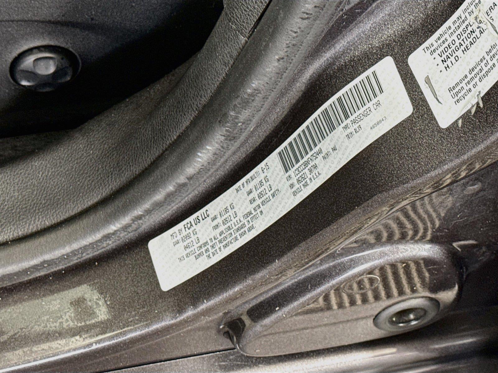 2015 Chrysler 200 S