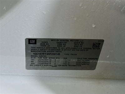 2017 Chevrolet Silverado 2500 HD LT