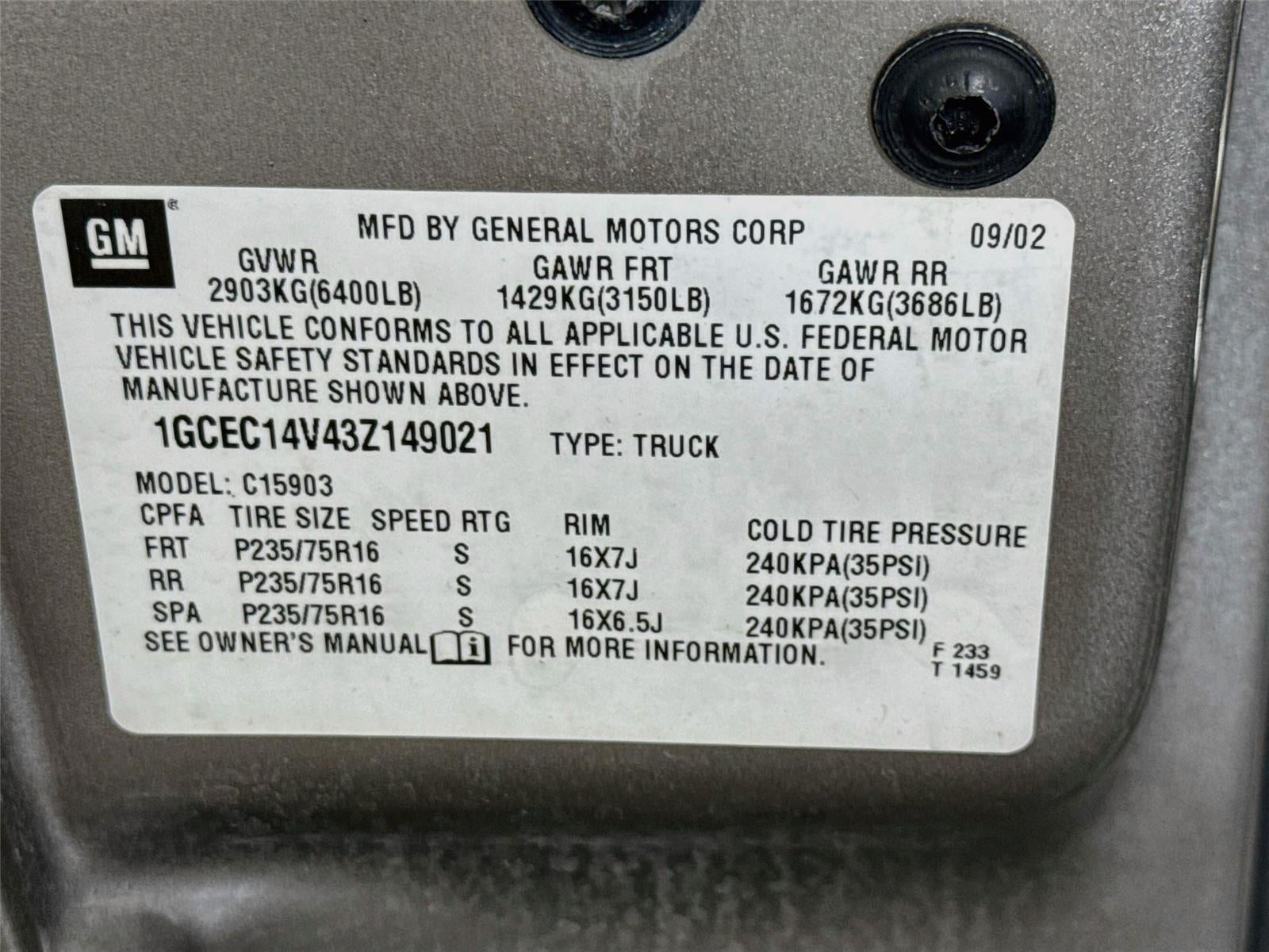 2003 Chevrolet Silverado 1500 LS