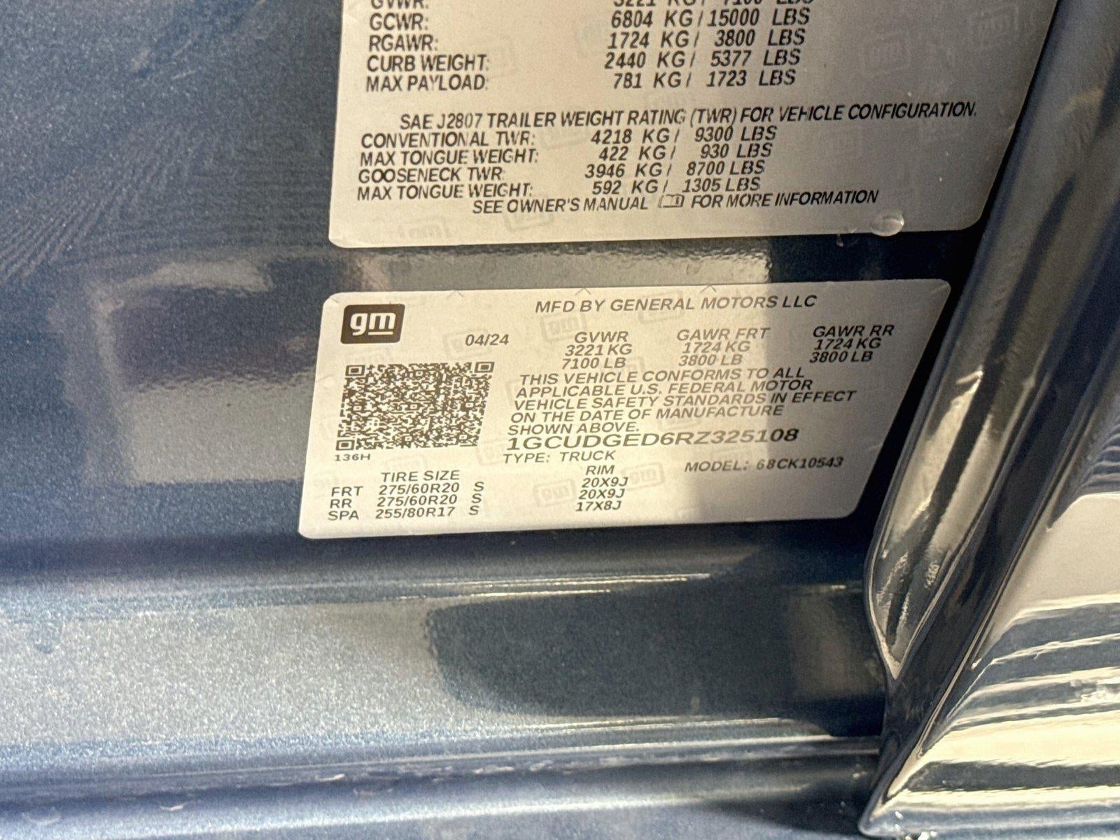 2024 Chevrolet Silverado 1500 LTZ