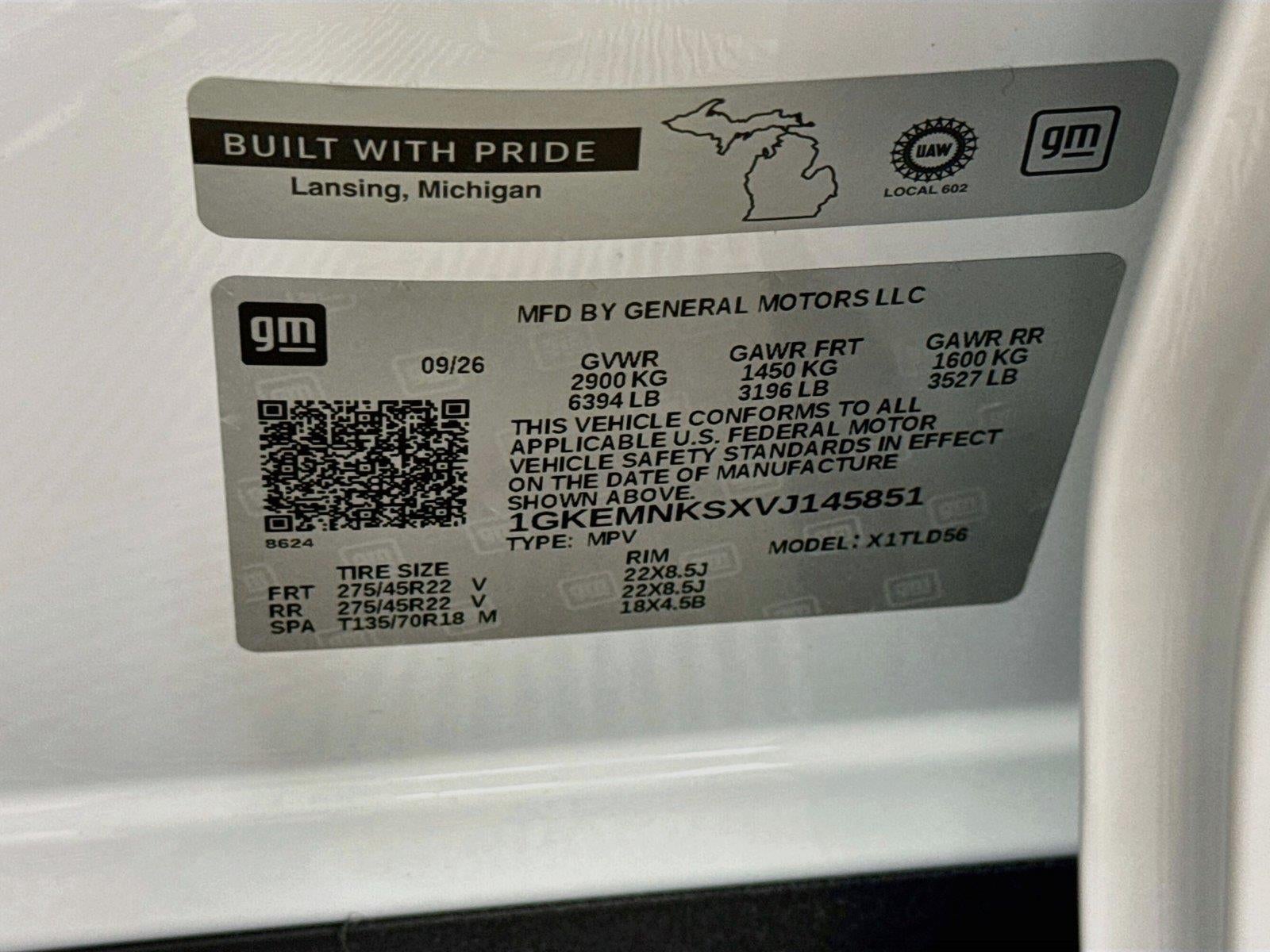 2027 GMC Acadia Elevation