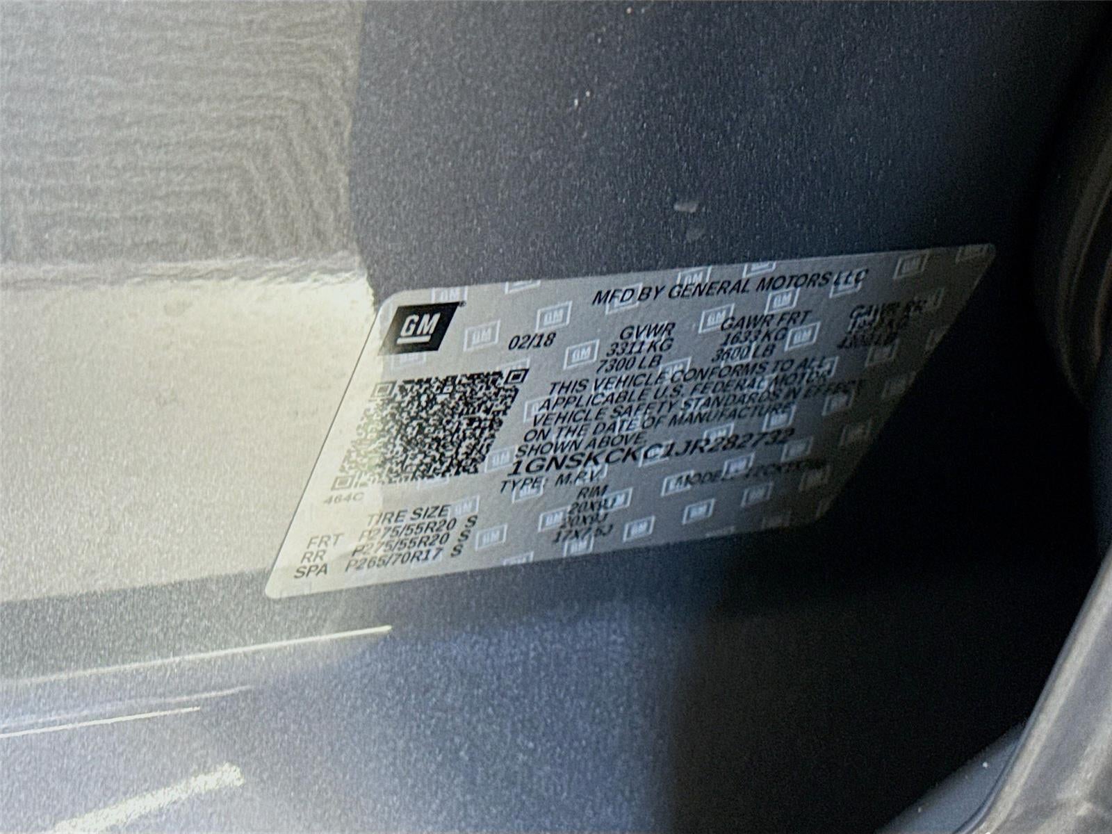 2018 Chevrolet Tahoe Premier