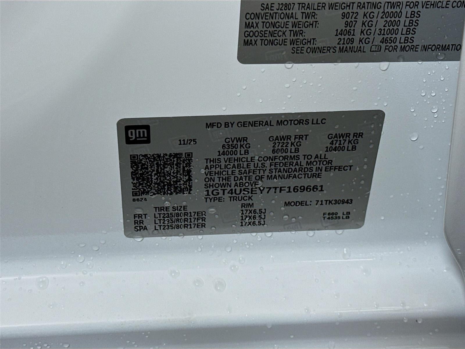 2026 GMC Sierra 3500 HD Pro DRW