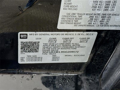 2025 Chevrolet Silverado 1500 ZR2