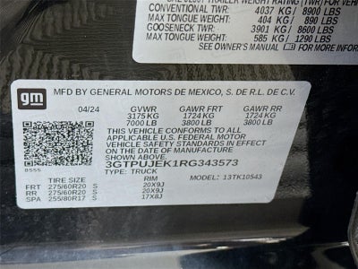 2024 GMC Sierra 1500 Elevation
