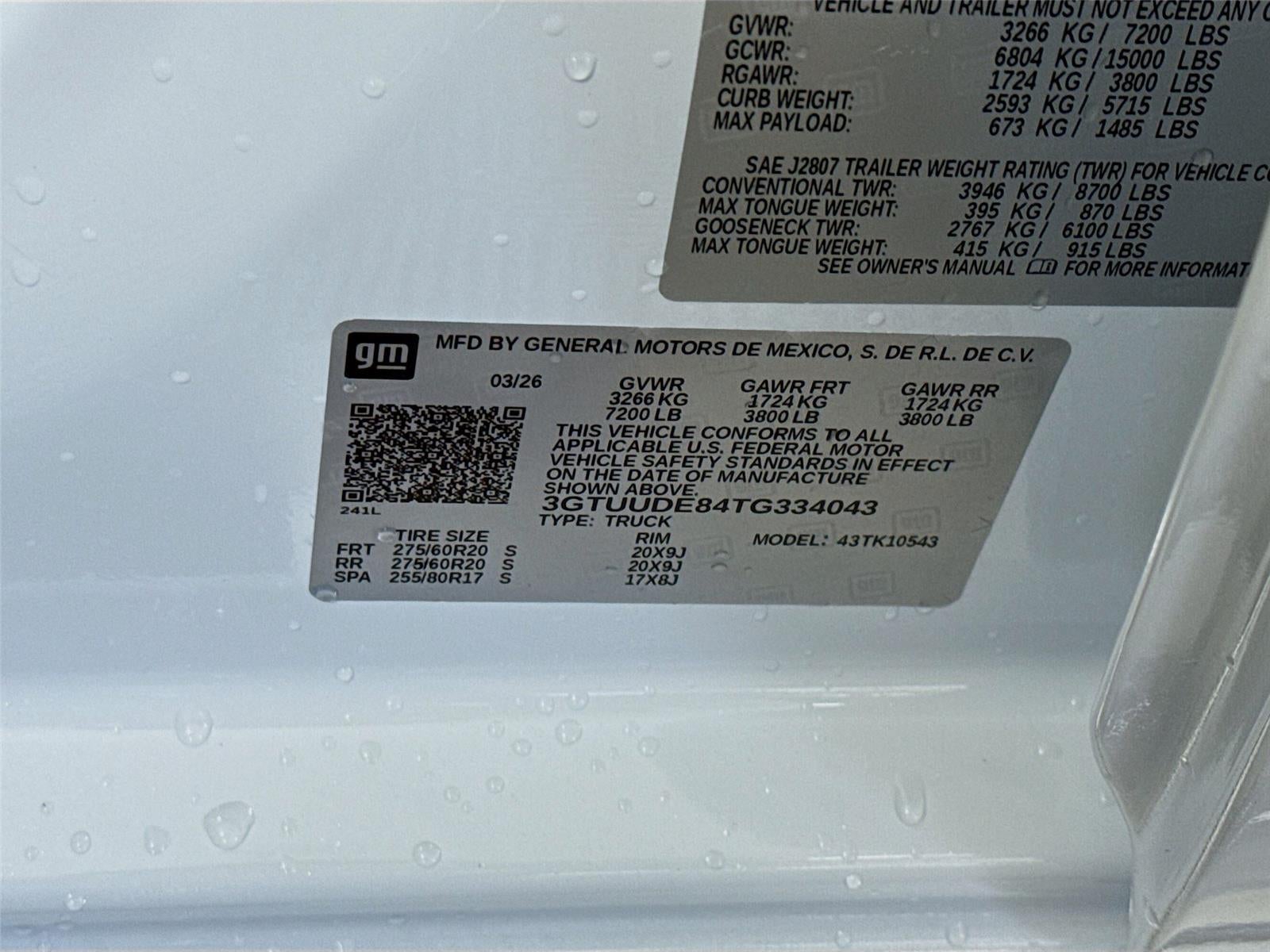 2026 GMC Sierra 1500 SLT