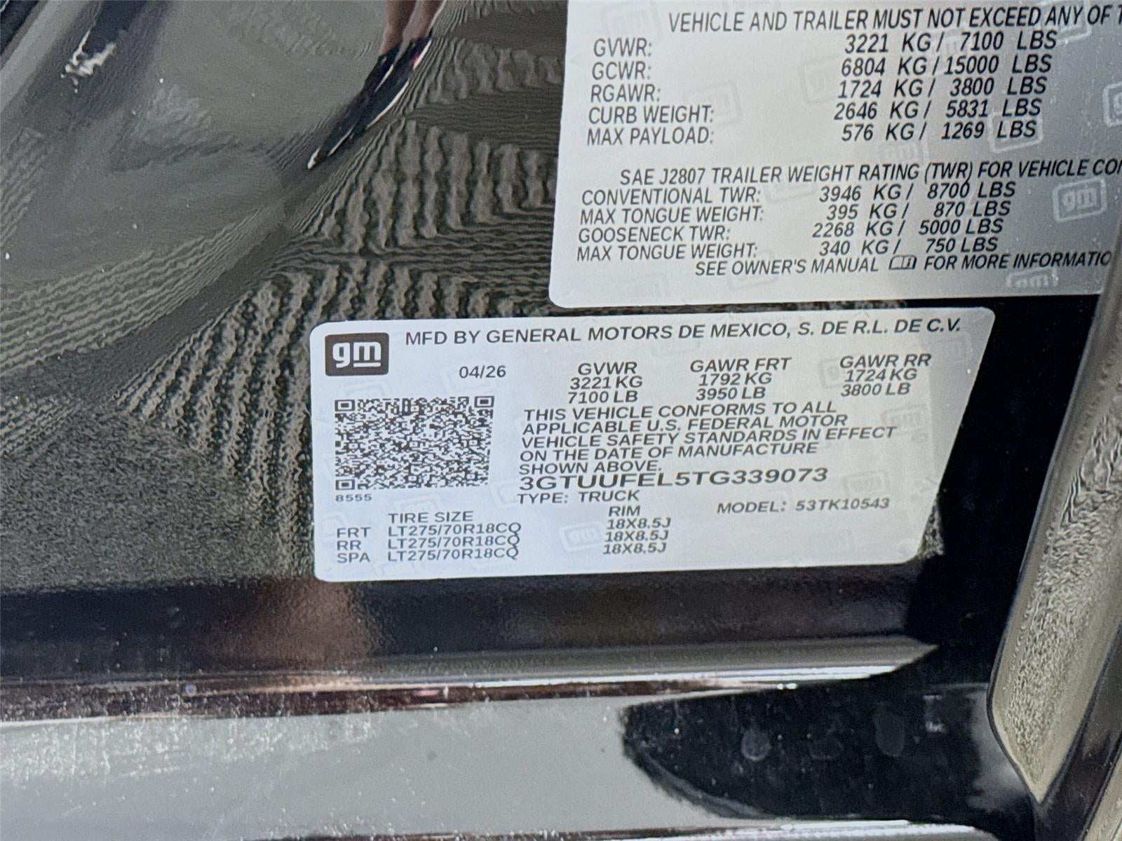 2026 GMC Sierra 1500 AT4X