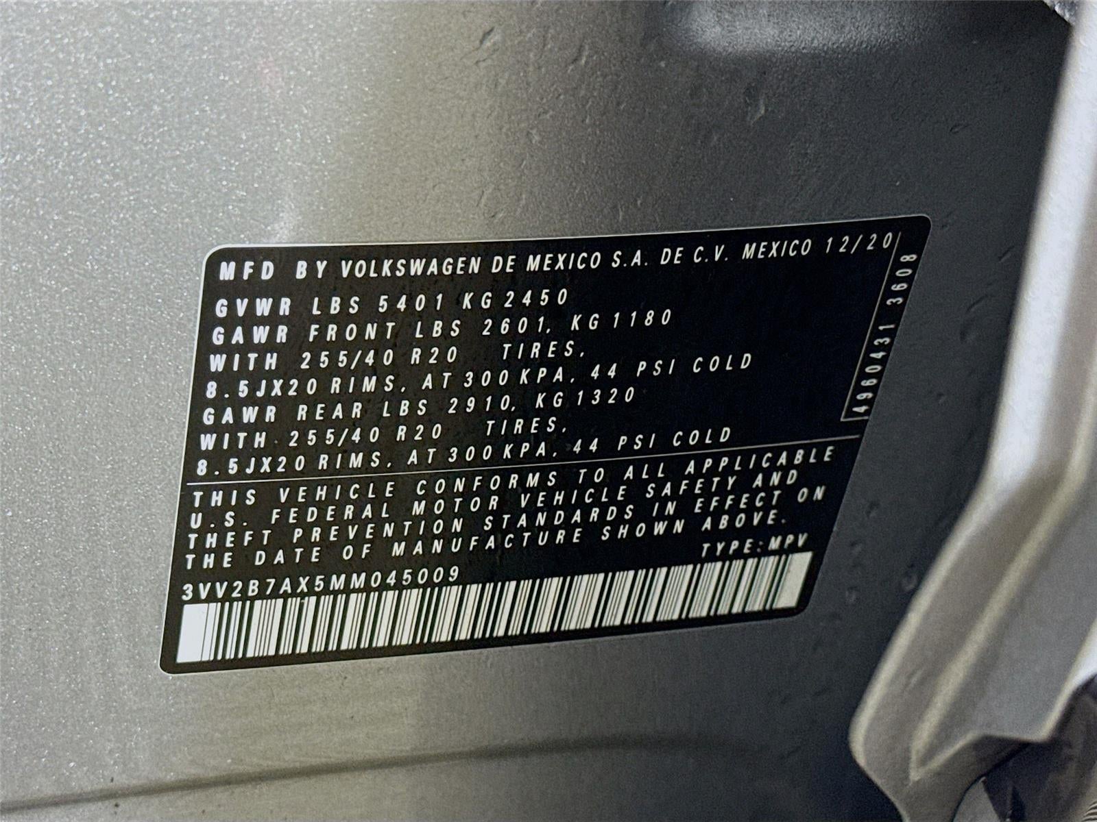 2021 Volkswagen Tiguan SE