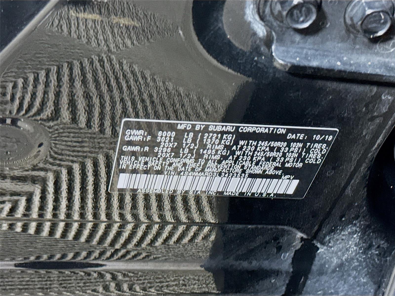 2020 Subaru Ascent Touring